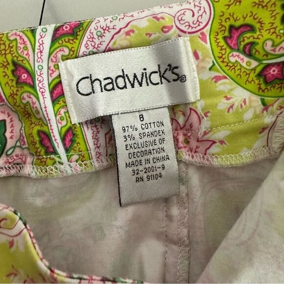 Chadwicks Paisley Midi Skirt - Pink, Green, Yellow - Picture 4 of 8